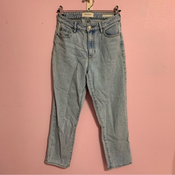 Pacsun Light Wash Blue Denim Mom Jeans Sz 25 - Picture 3 of 10